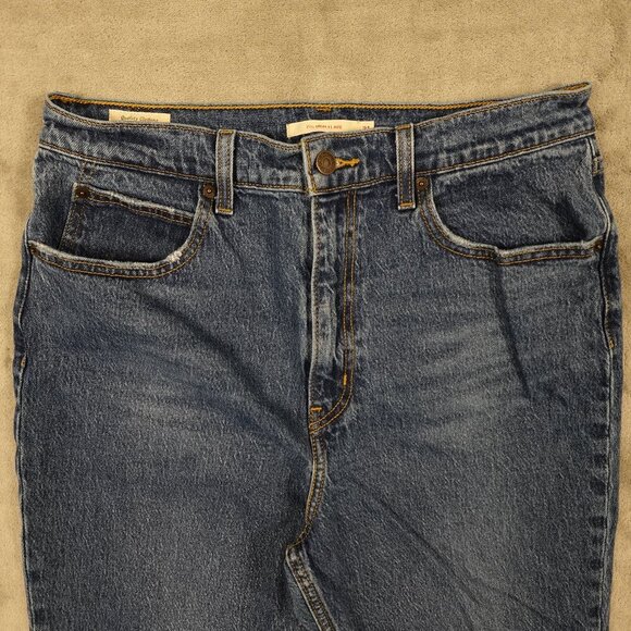 Levi's jeans 70's high flare women's 31 stonewash blue big E red tab premium - Picture 2 of 15